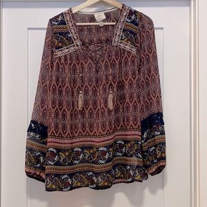 Knox Rose, XL, flowy blouse.